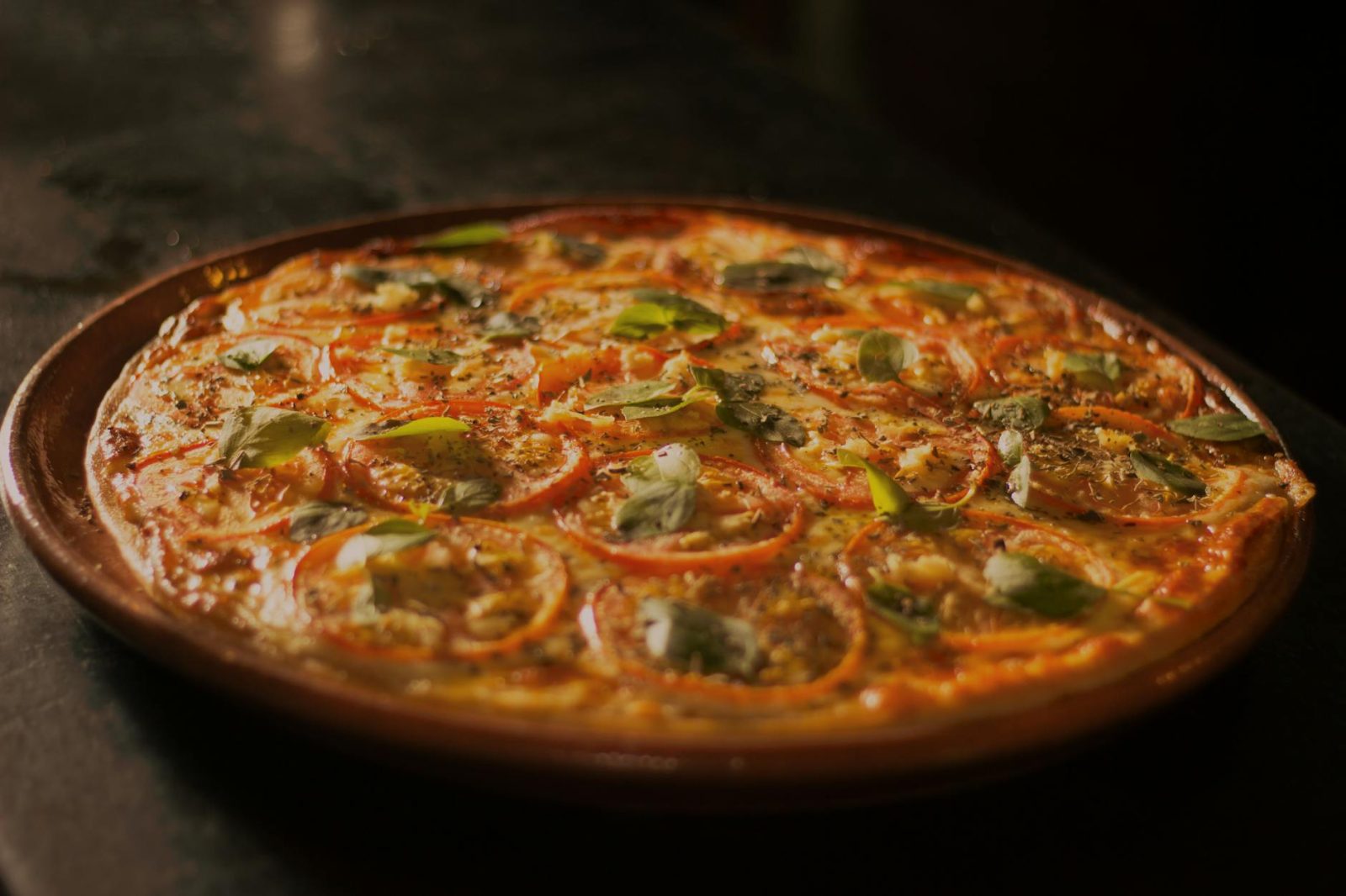 pizza with red pepper and cheese