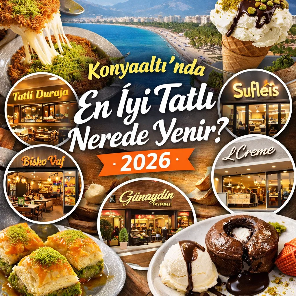 Konyaaltı'nda En İyi Tatlı Nerede Yenir? 2026 için 5 Mekan 1