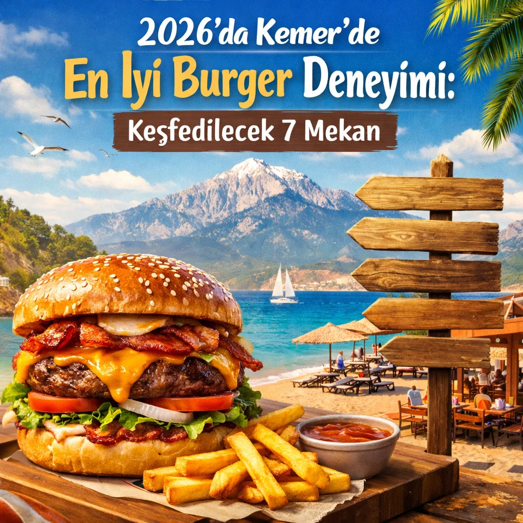 2026'da Kemer'de En İyi Burger Deneyimi: Keşfedilecek 7 Mekan 1