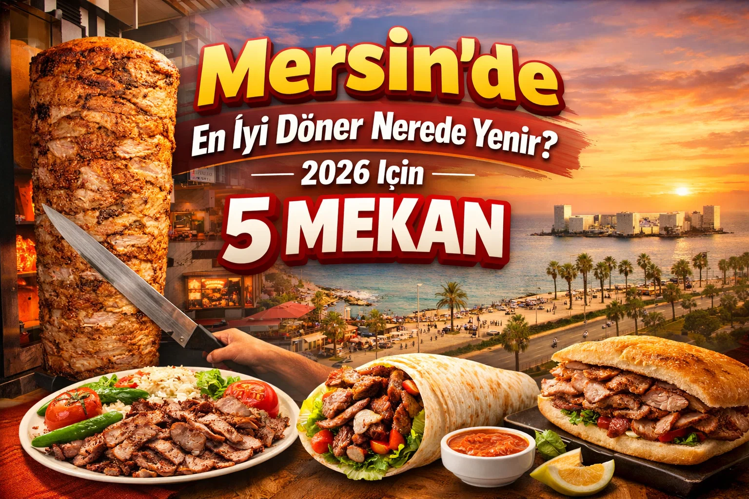 Mersin'de En İyi Döner Nerede Yenir? 2026 için 5 Mekan 1