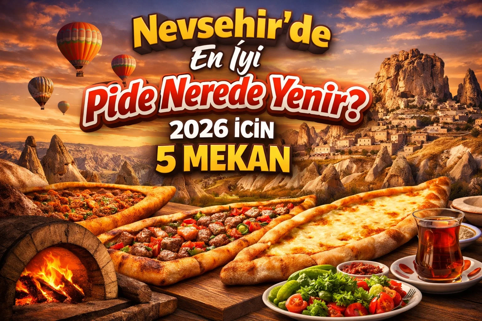 Nevşehir'de En İyi Pide Nerede Yenir? 2026 için 5 Mekan