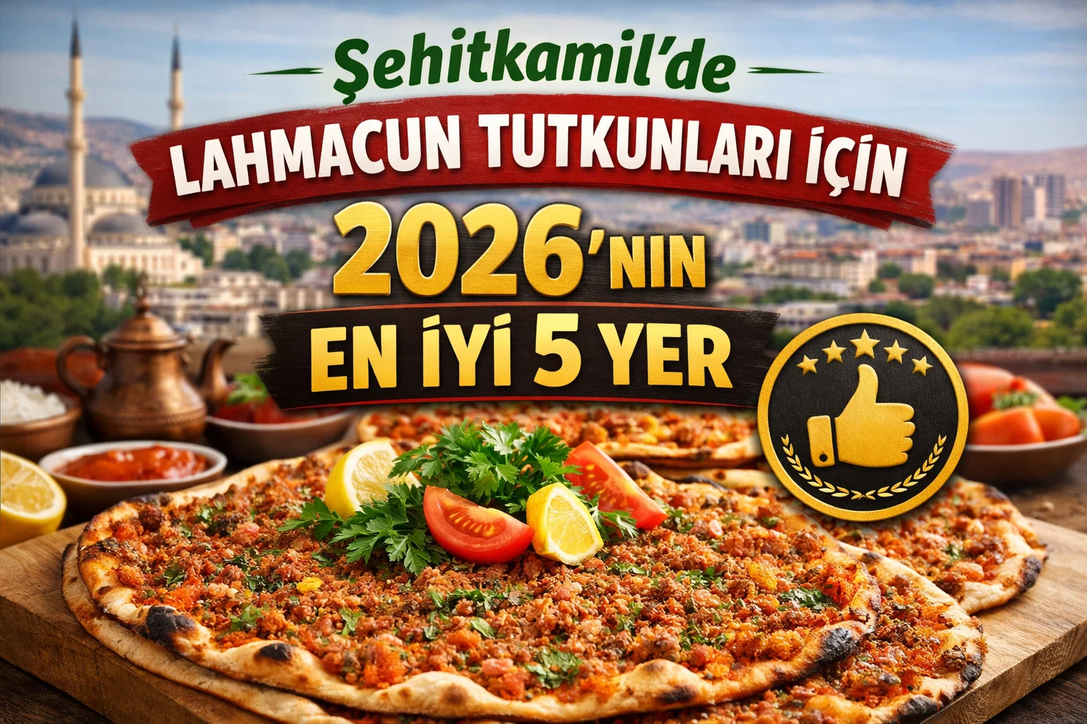 Şehitkamil'de Lahmacun Tutkunları İçin 2026'nın En İyi 5 Yer 1