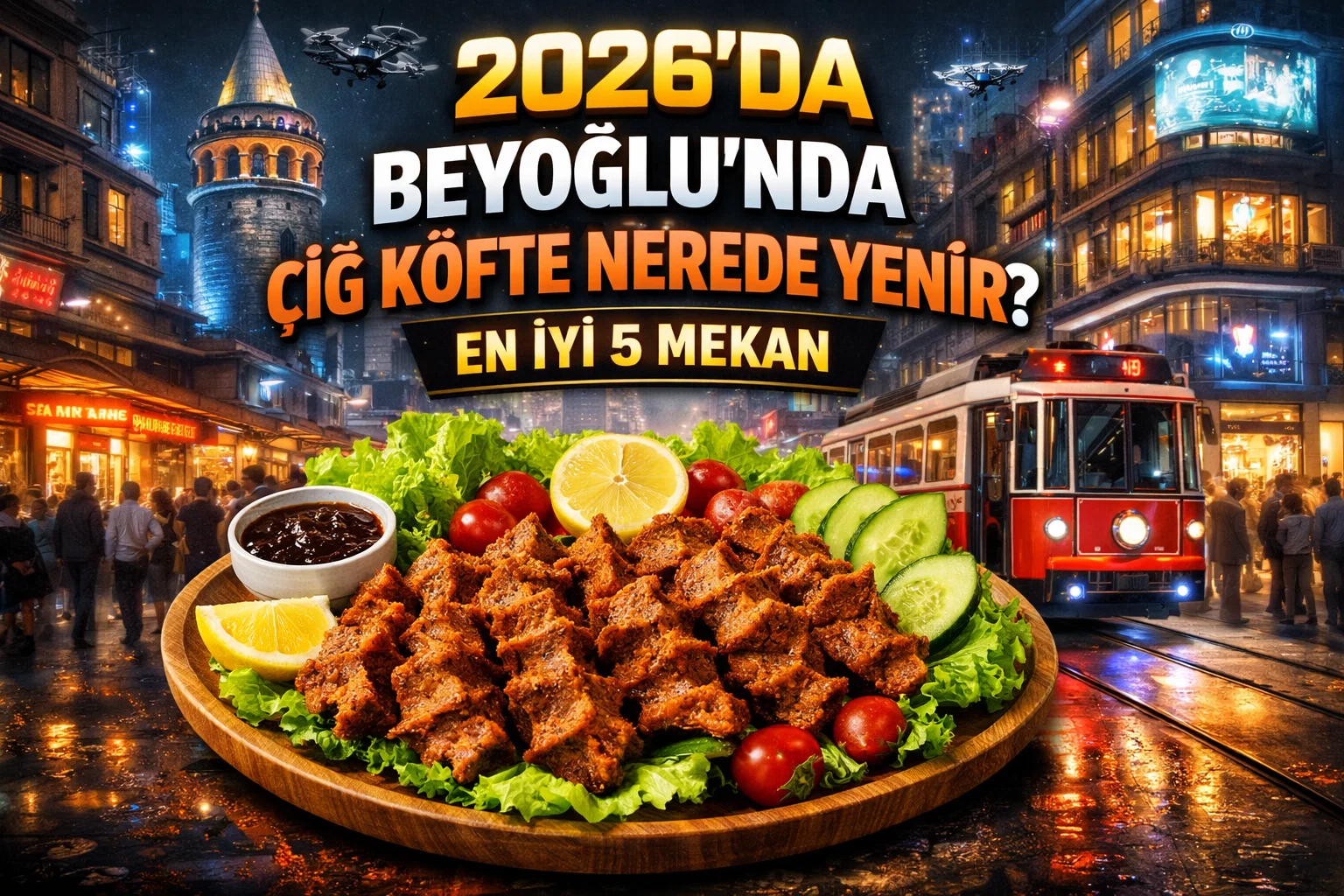 2026'da Beyoğlu'nda Çiğ Köfte Nerede Yenir? En İyi 5 Mekan 1