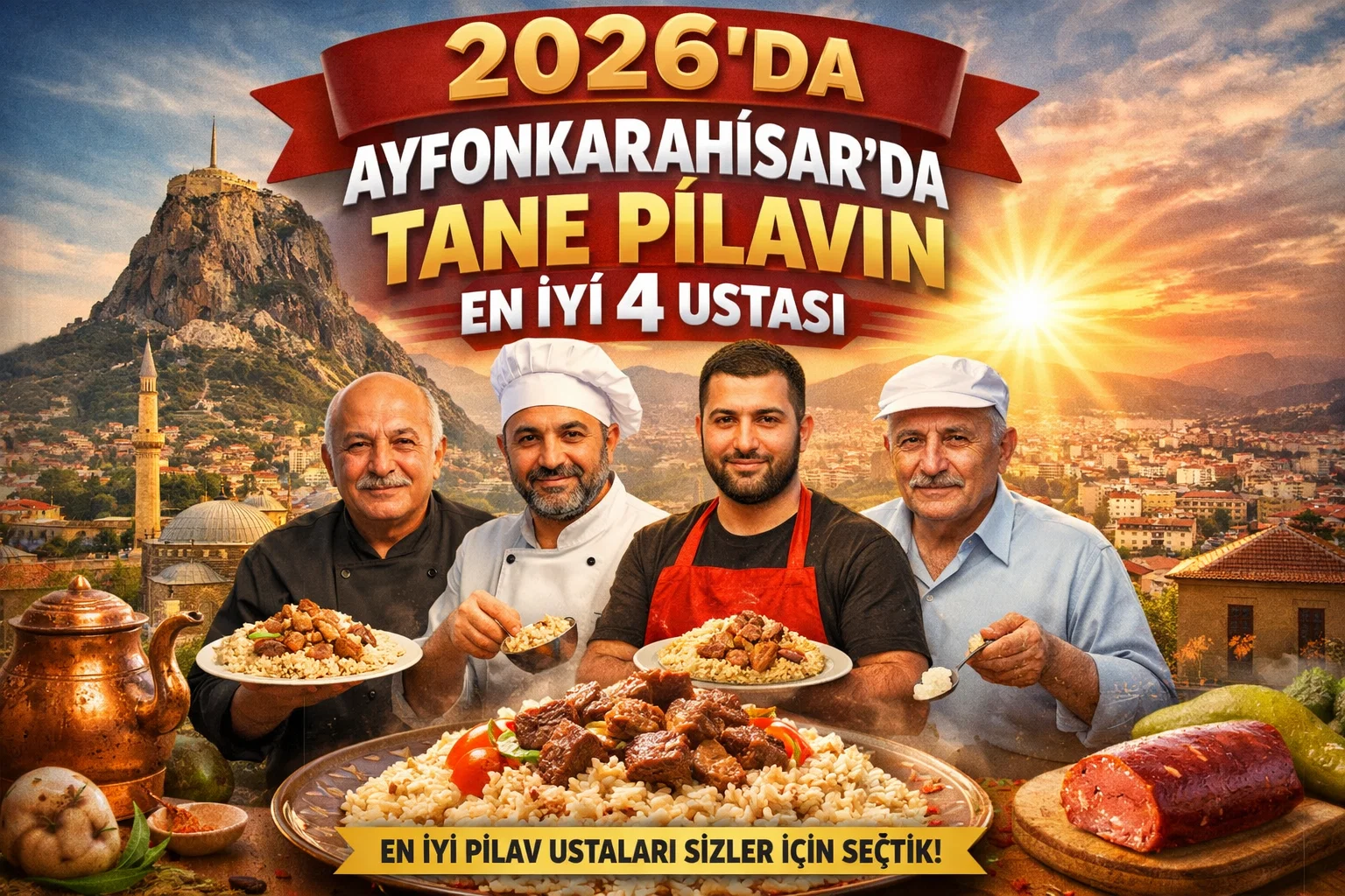2026'da Afyonkarahisar'da Tane Pilavın En İyi 4 Ustası 1