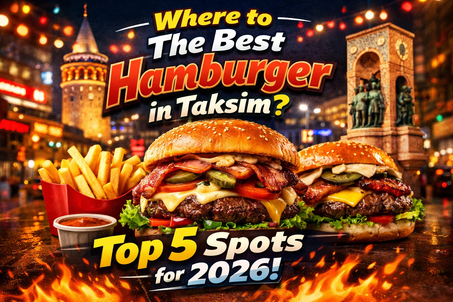 Where to Eat The Best Hamburger in Taksim? Top 5 Spots for 2026 1