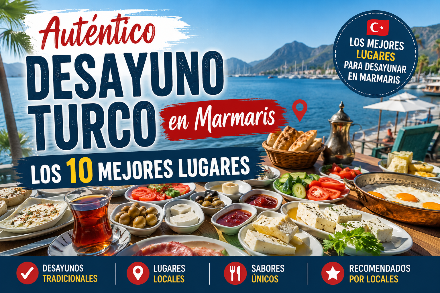 Auténtico desayuno turco en Marmaris: Los 10 mejores lugares